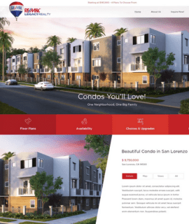remax real estate website design
