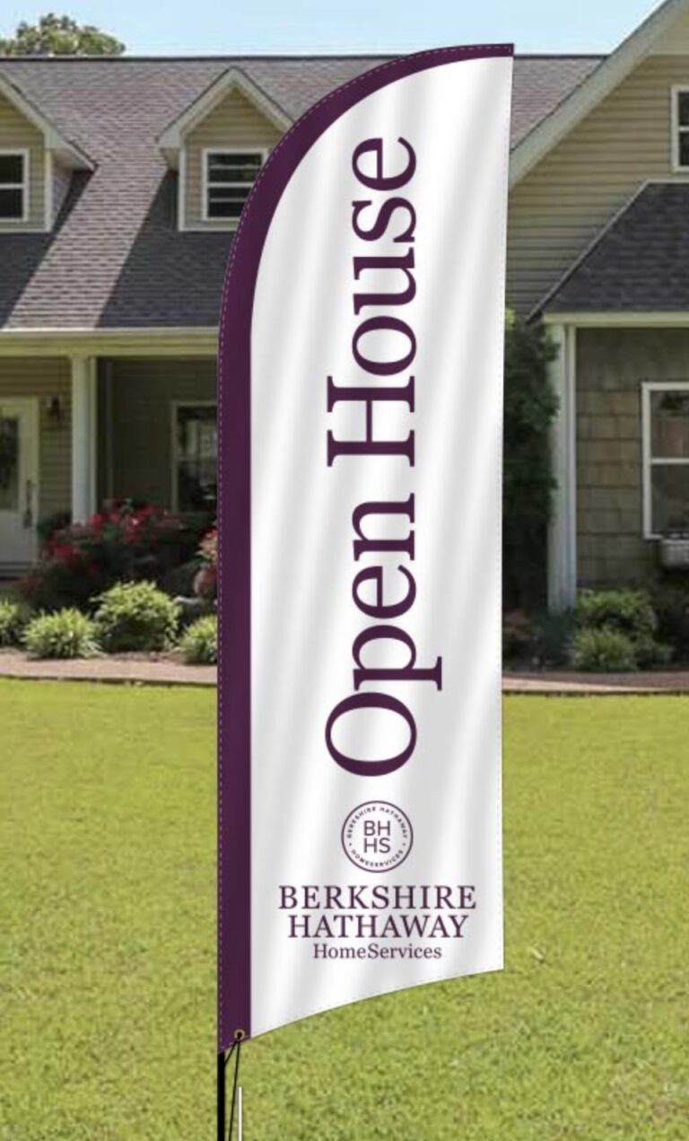 Large Beach Flags For Realtors